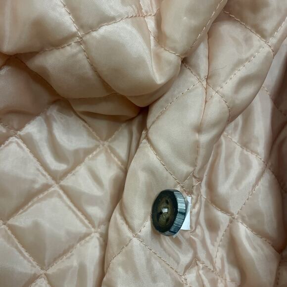 VTG Orvis Corduroy Coat Jaclet S Pastel Peach Prairie Preppy Old Money Lagenlook - Picture 7 of 7